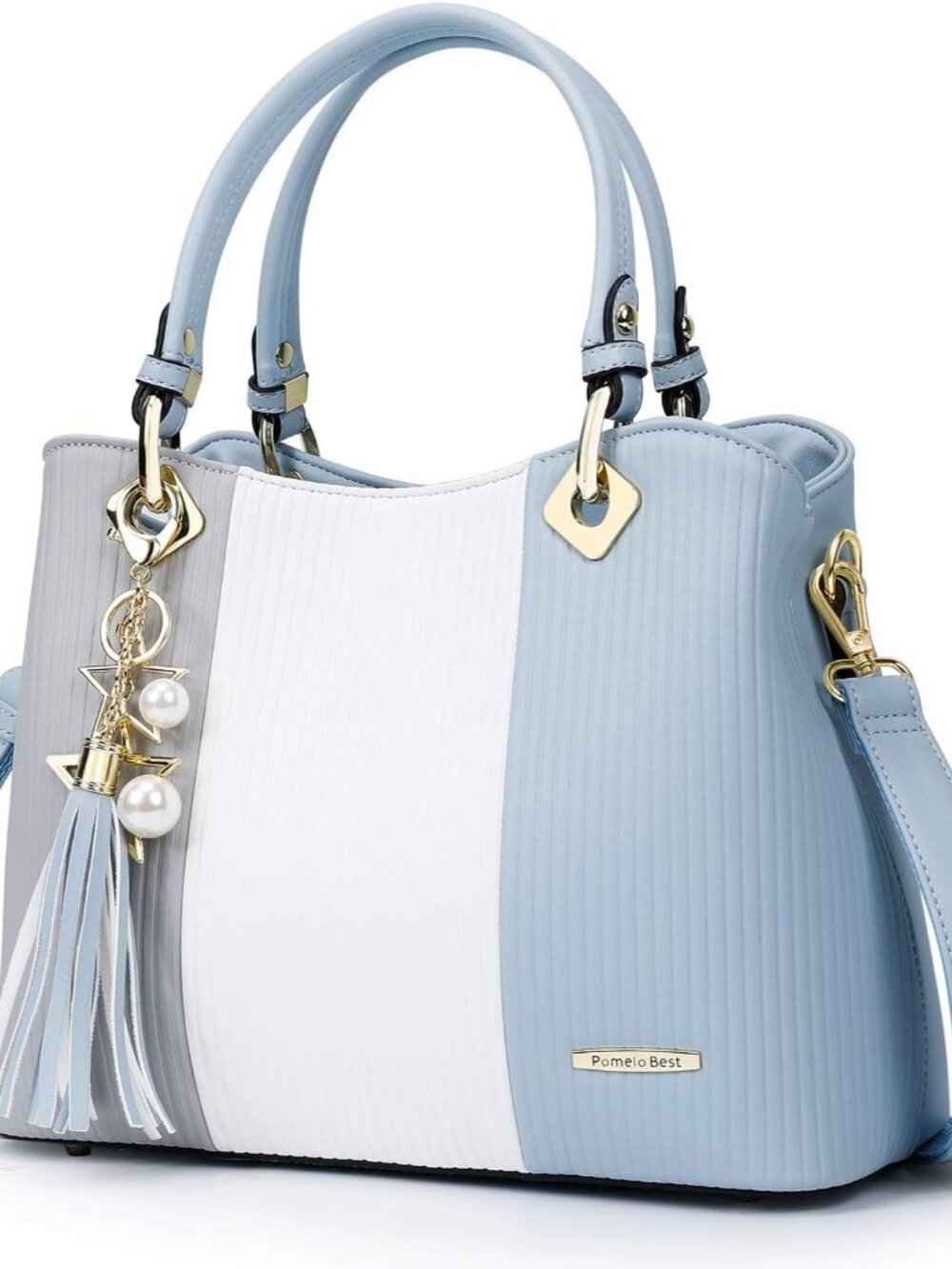 Purses and Handbags for Women with Multiple Pockets | Leather Top Handle Handbag